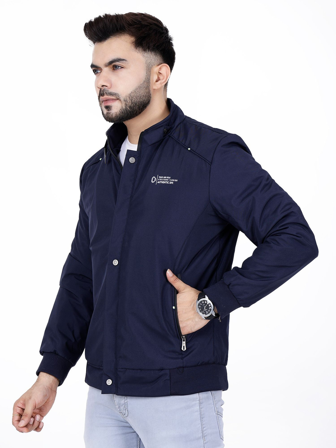 Image of Dollar Full Sleeve Solid Men Jacket
