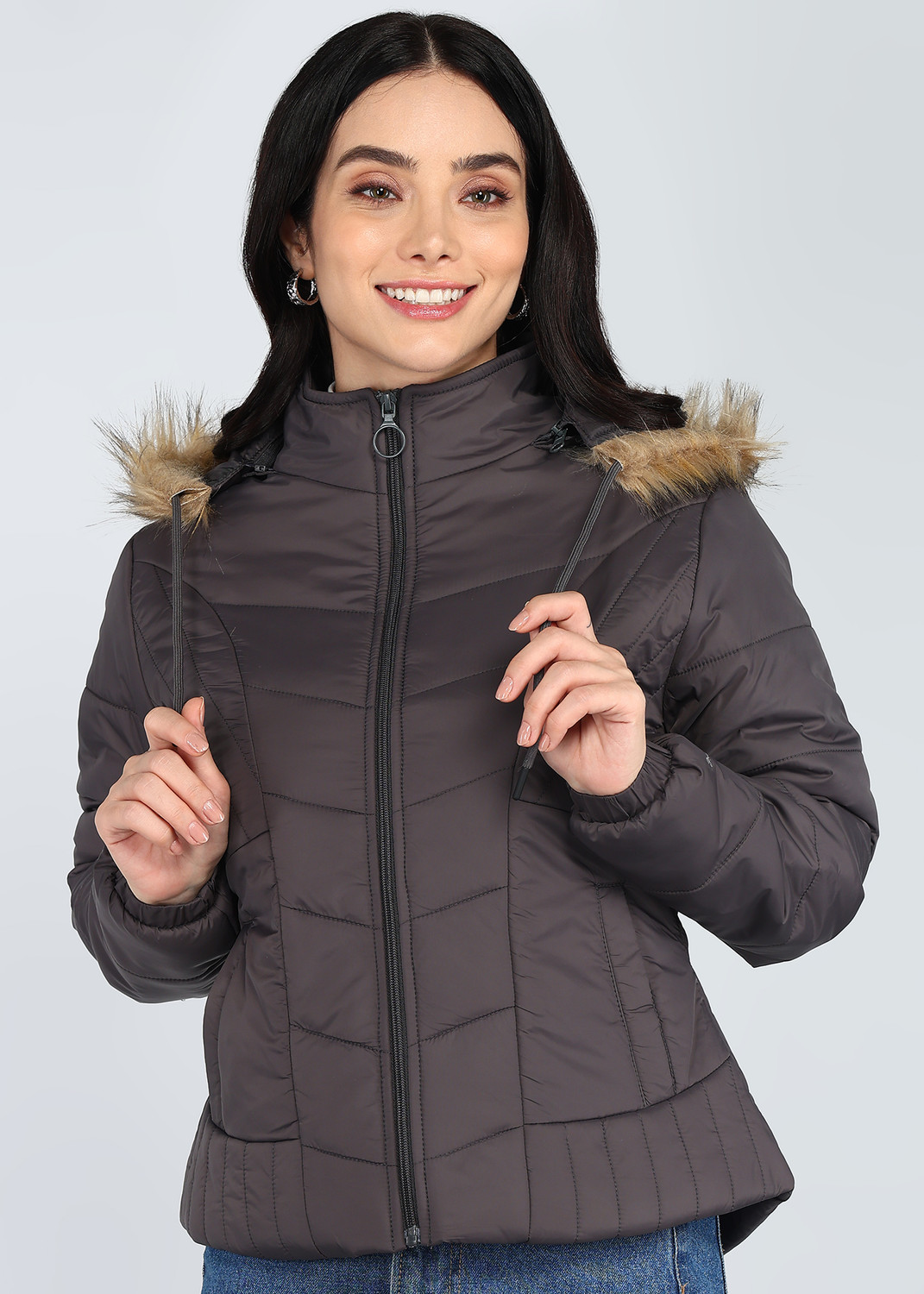 Image of Fort Collins Full Sleeve Solid Women Jacket