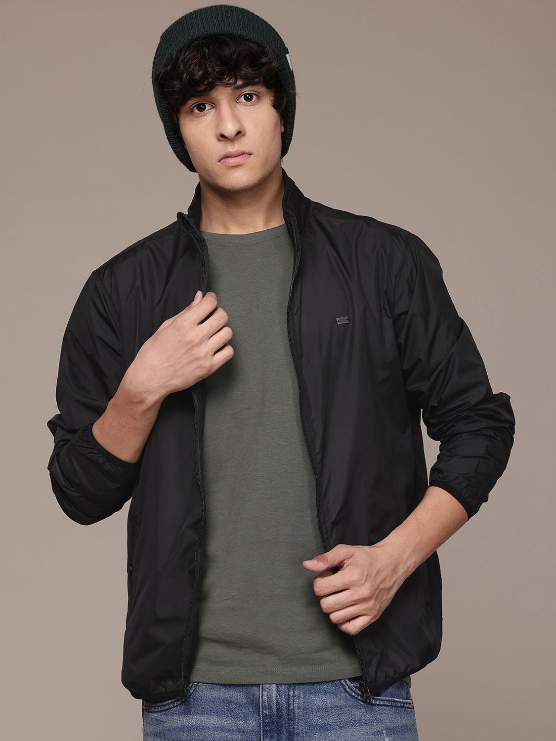Image of Roadster Full Sleeve Solid Men Tailored Jacket