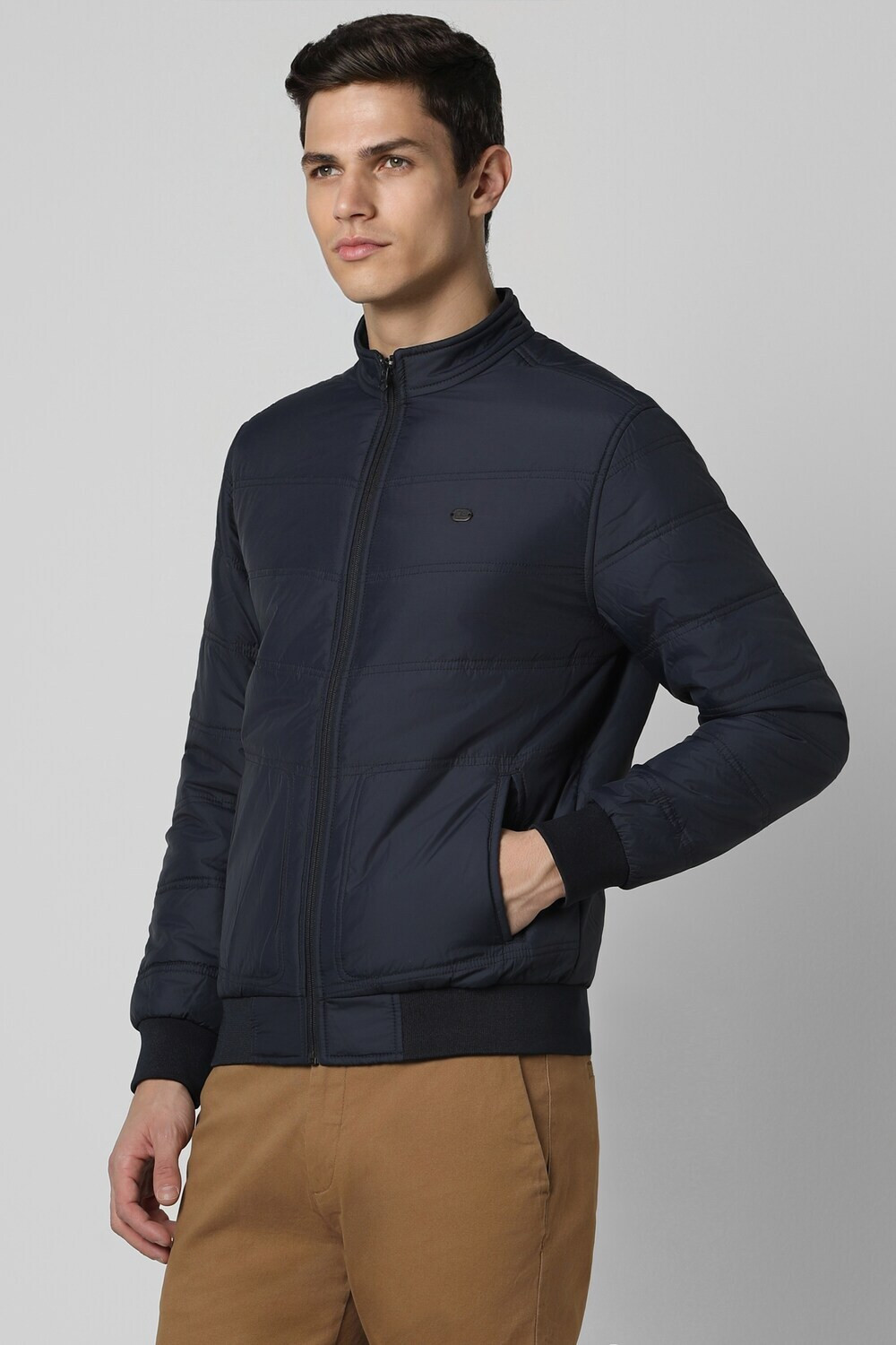 Image of PETER ENGLAND Full Sleeve Solid Men Jacket