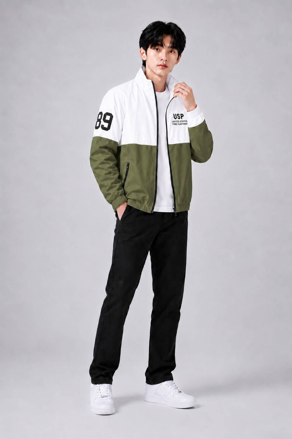 PLATINUMCARTZ Men Full Sleeve Colorblock Jacket - Image 4