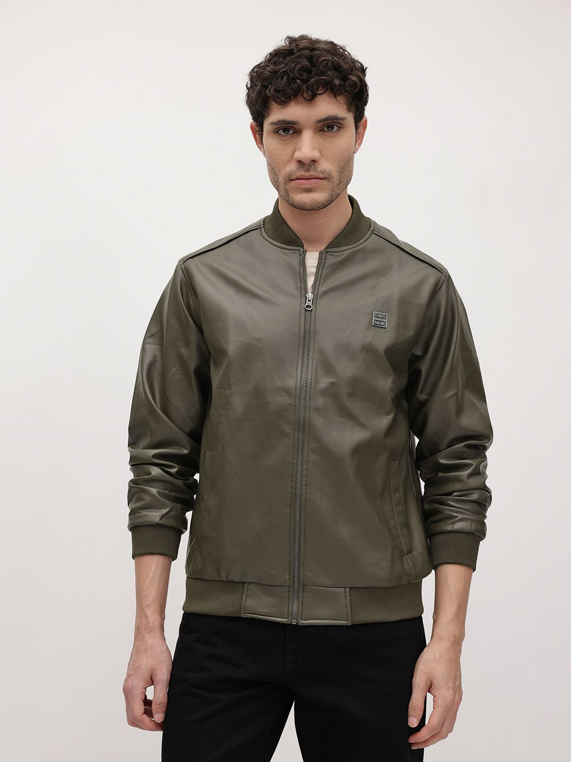 Image of Roadster Full Sleeve Solid Men Jacket