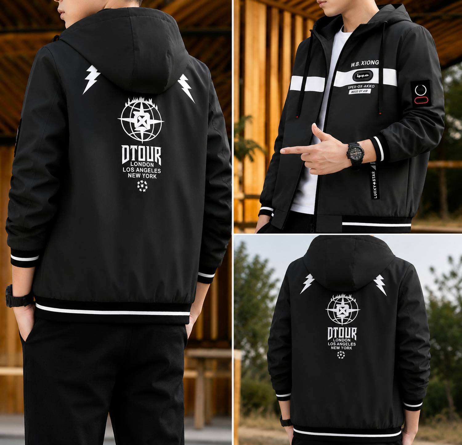 AZITIZ Full Sleeve Printed Men Jacket - Image 2