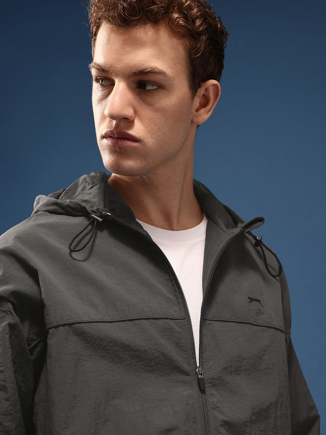 Image of SLAZENGER Full Sleeve Solid Men Jacket