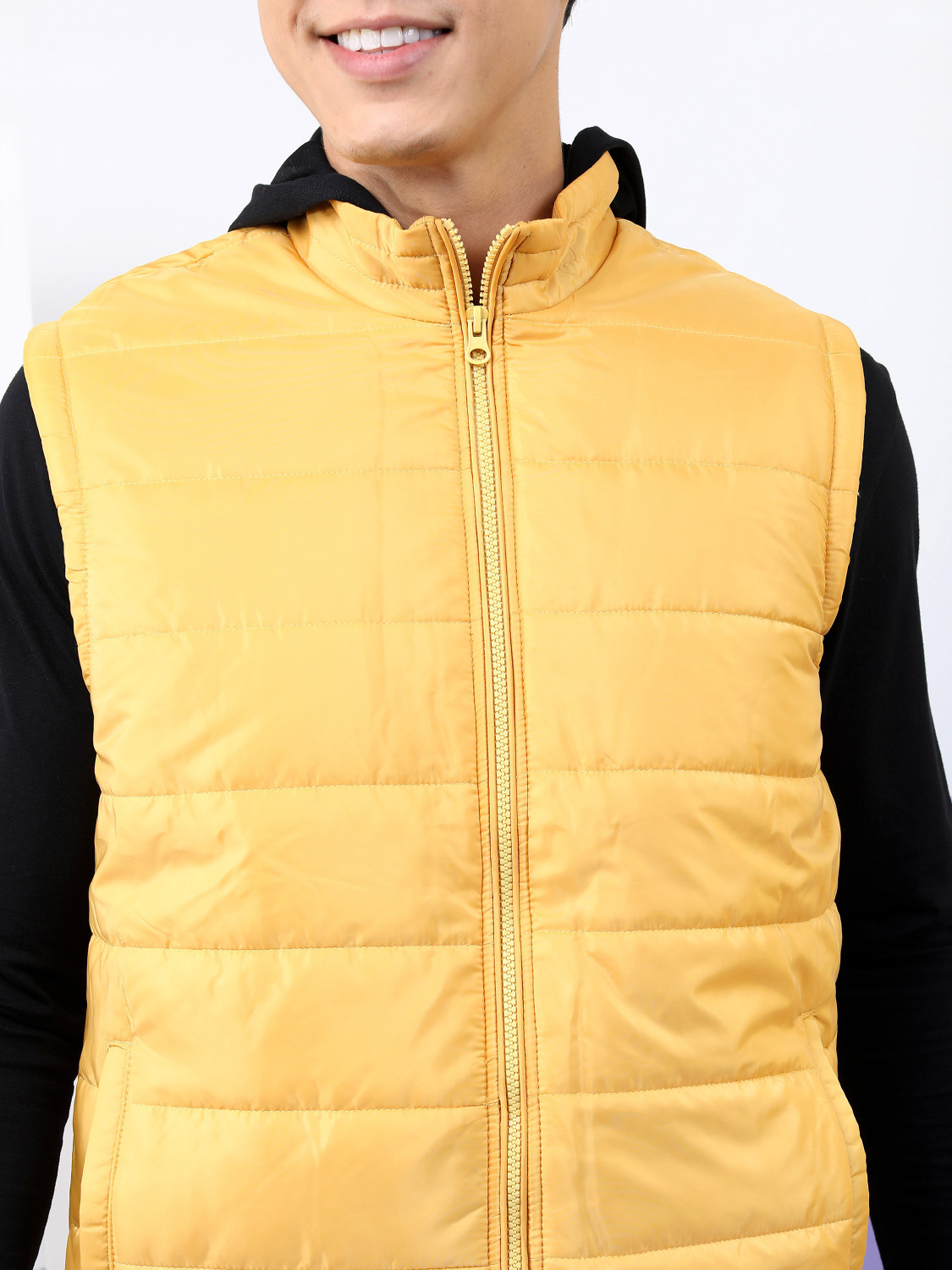 Image of HIGHLANDER Sleeveless Solid Men Jacket