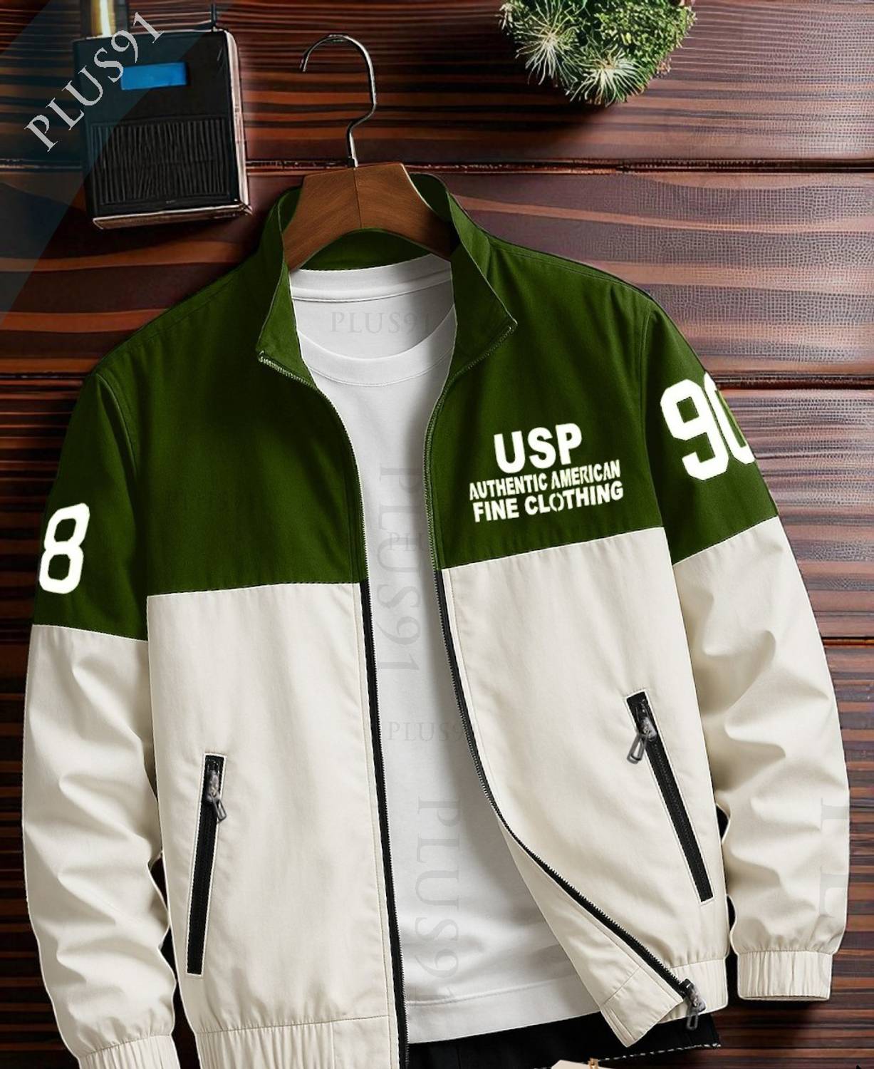 Plus91 Full Sleeve Colorblock Men Jacket - Image 4