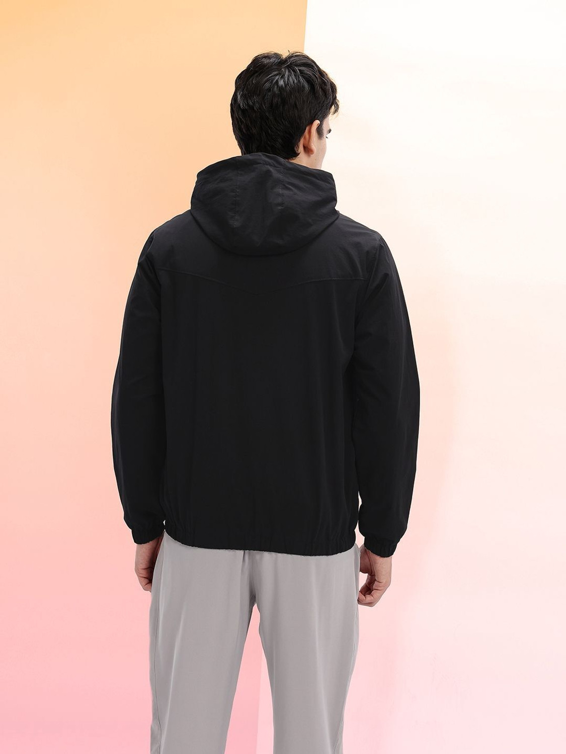 Image of HRX by Hrithik Roshan Full Sleeve Solid Men Sports Jacket