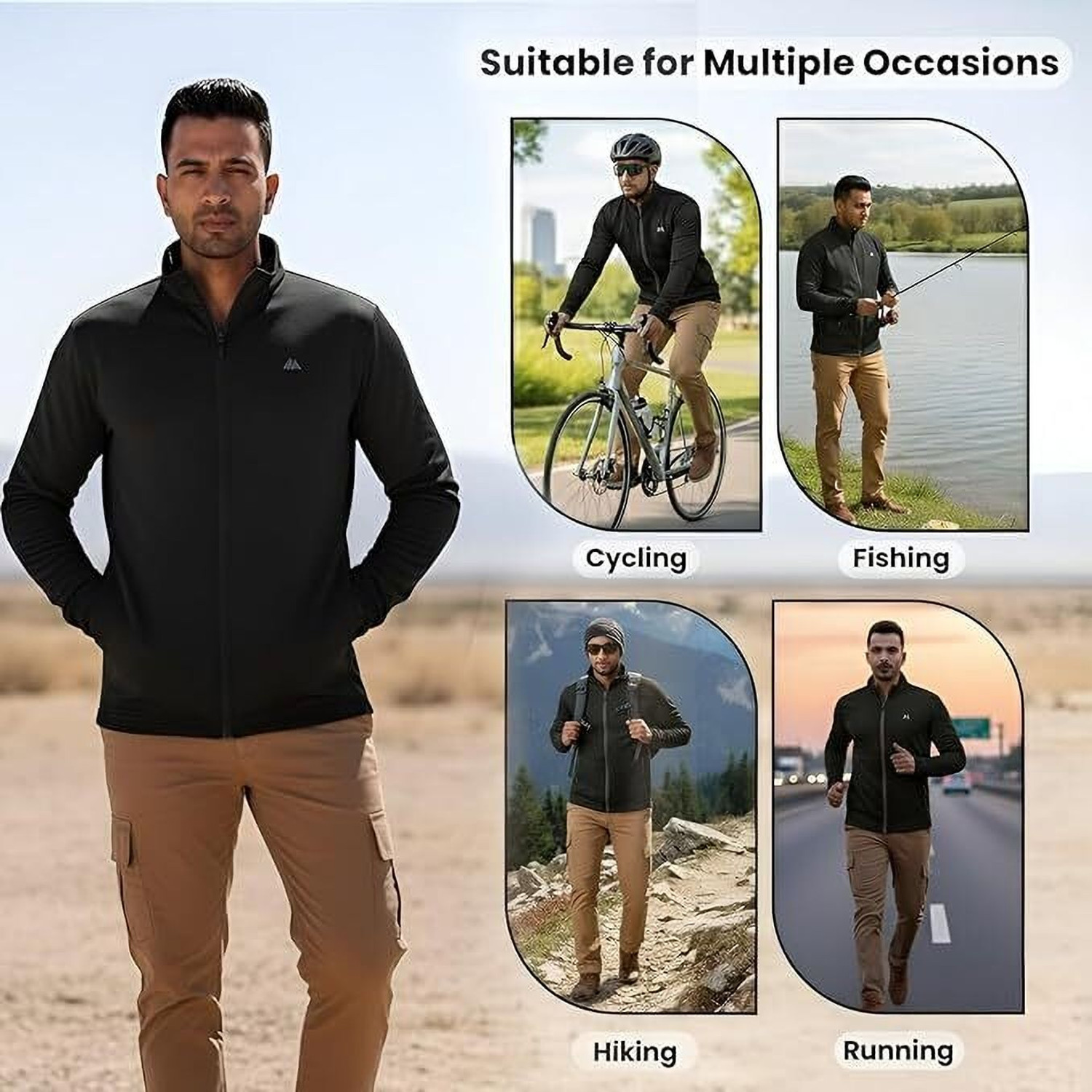 Image of Nysini Full Sleeve Solid Men Jacket