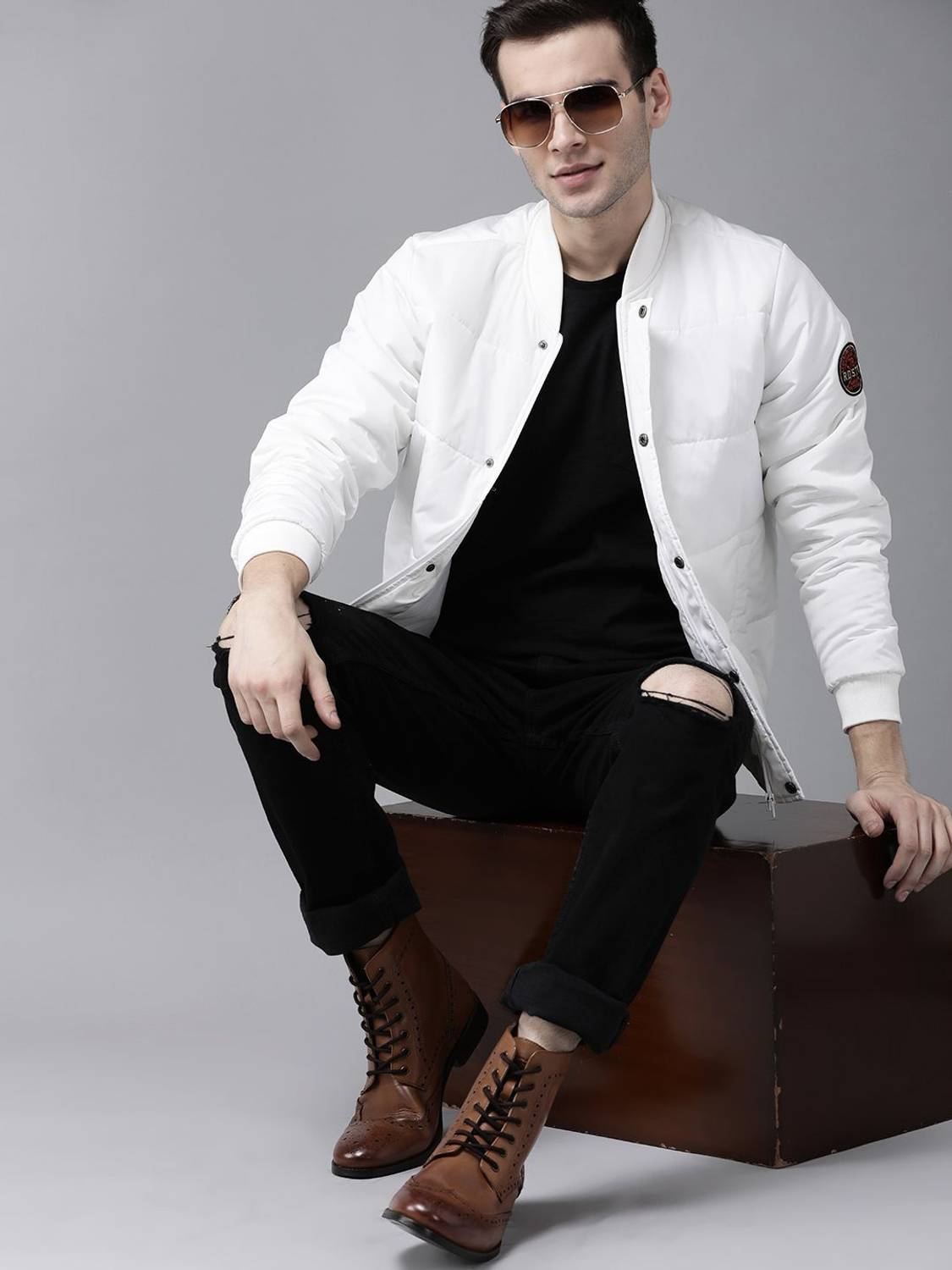 Roadster Men Padded Jacket - Image 4
