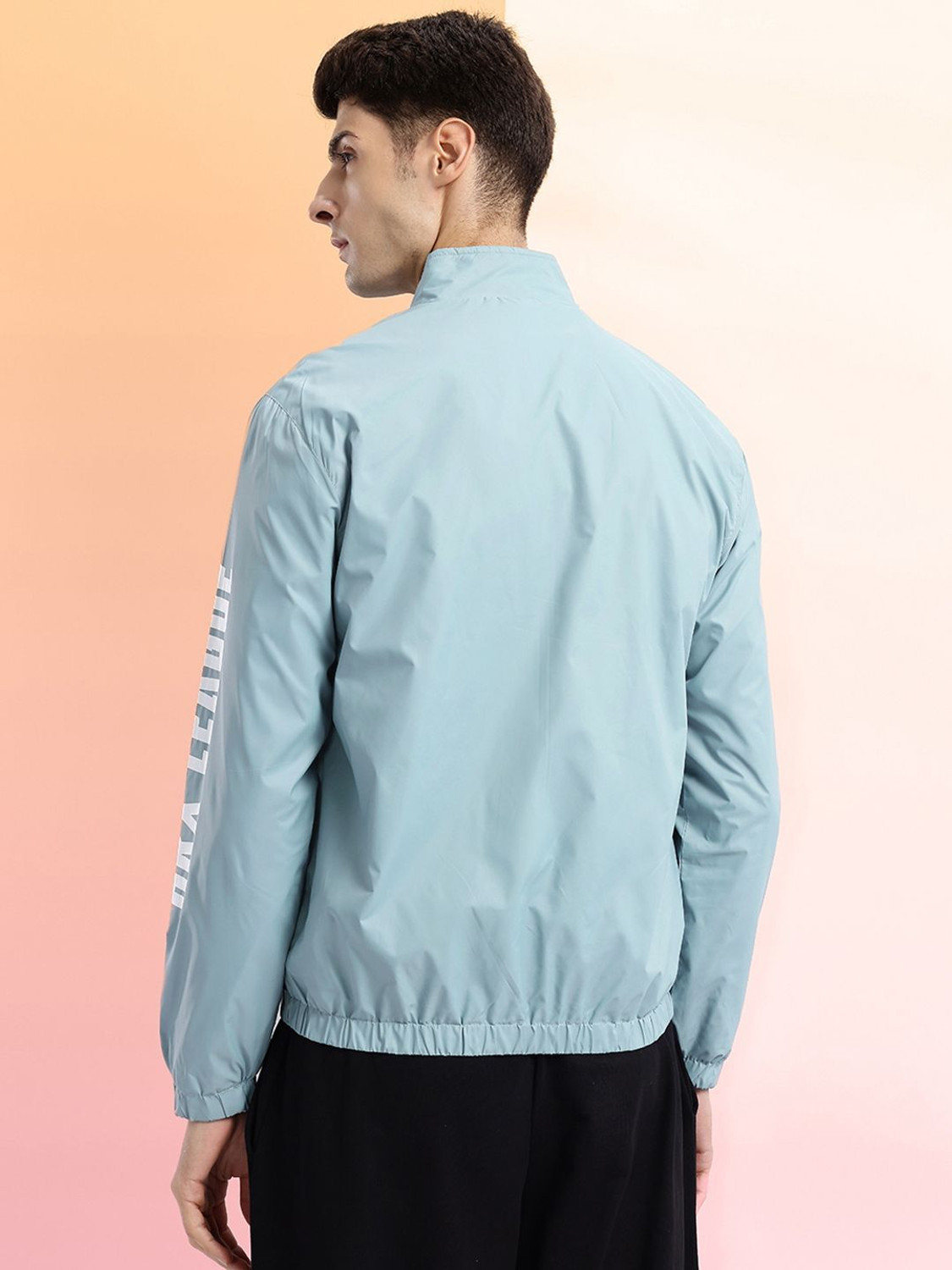 Image of HRX by Hrithik Roshan Full Sleeve Solid Men Tailored Jacket