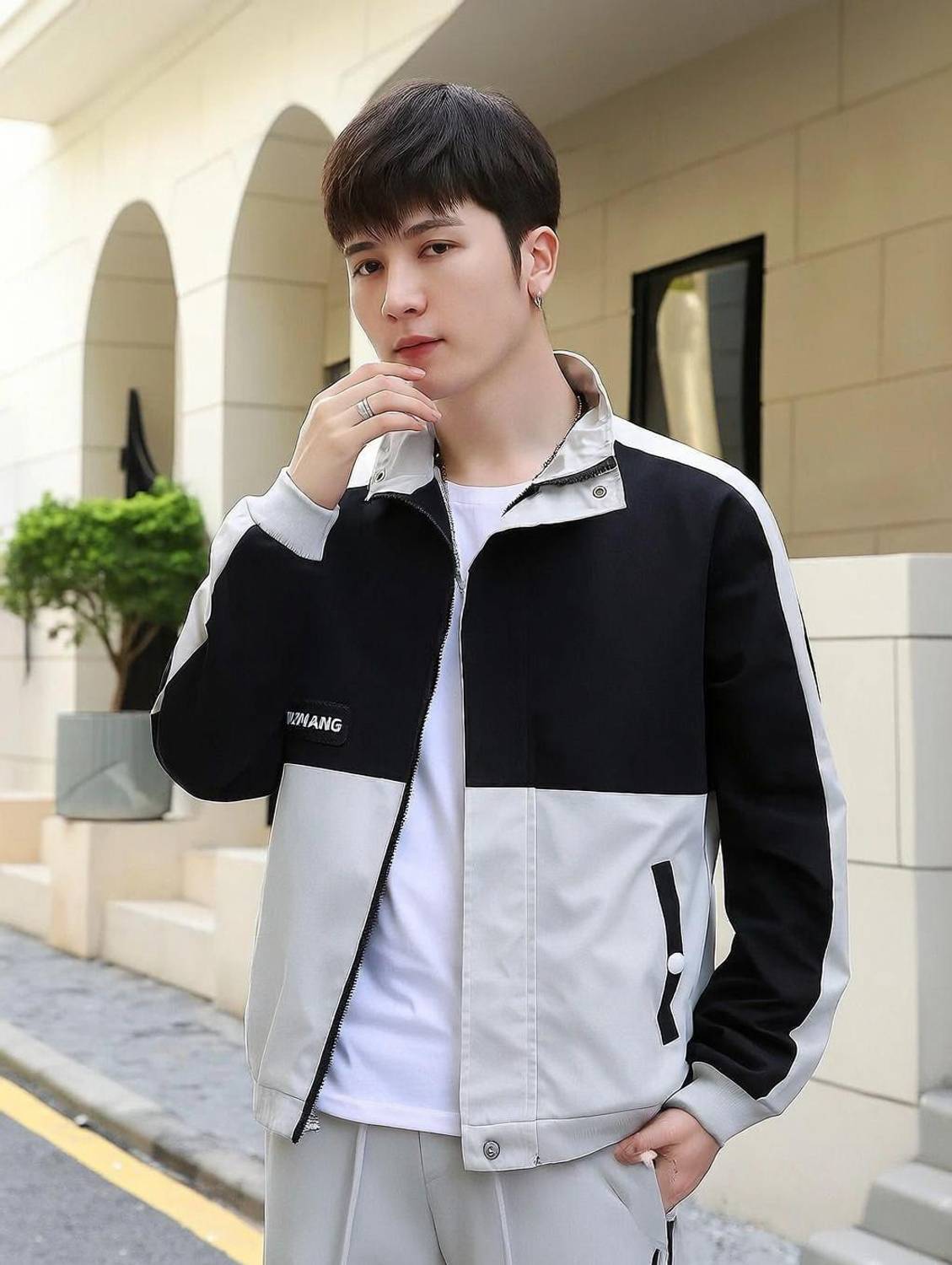 ROXFID Full Sleeve Colorblock Men Jacket - Buy ROXFID Full Sleeve