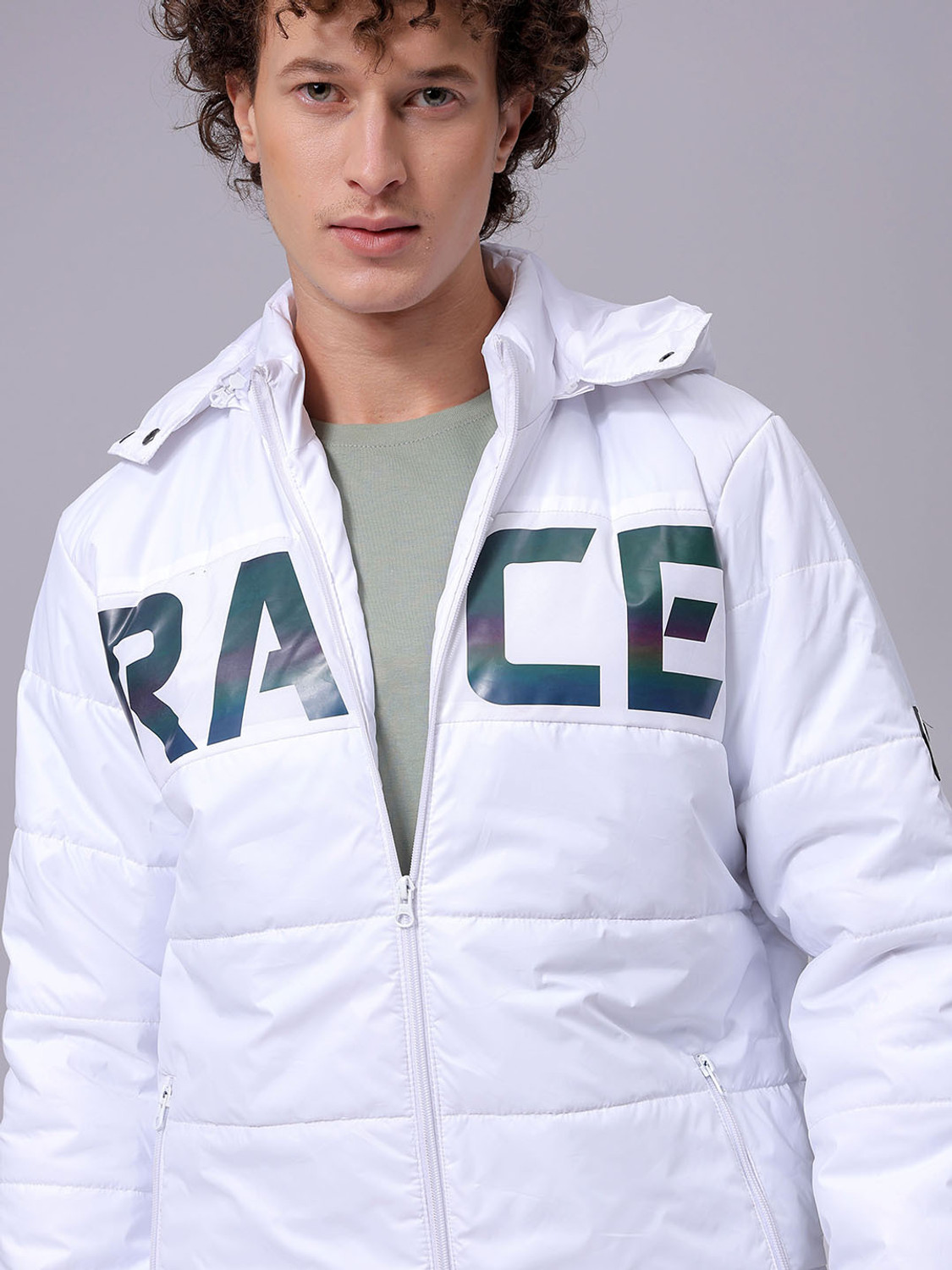 Image of The Indian Garage Co. Full Sleeve Graphic Print Men Jacket