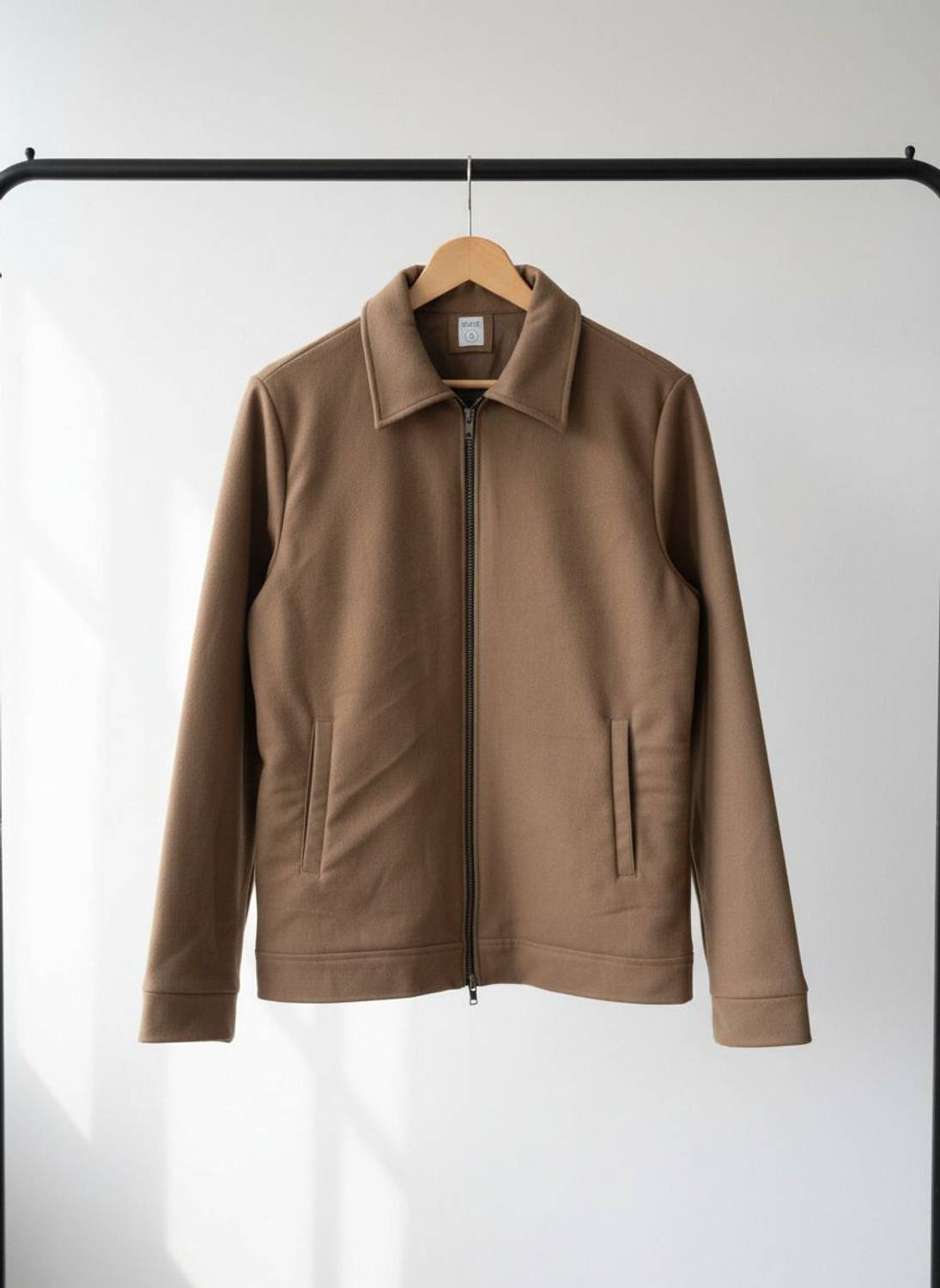 मान_नि_कर्रा Men's Solid Full Sleeve Jacket - Image 4