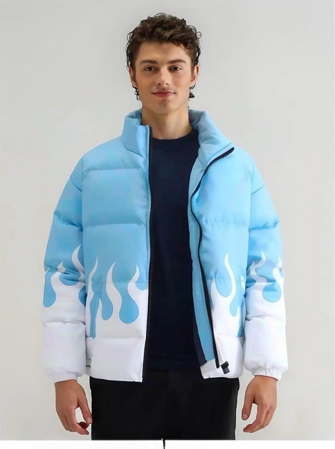 Image of Eddicted Full Sleeve Printed Men Jacket