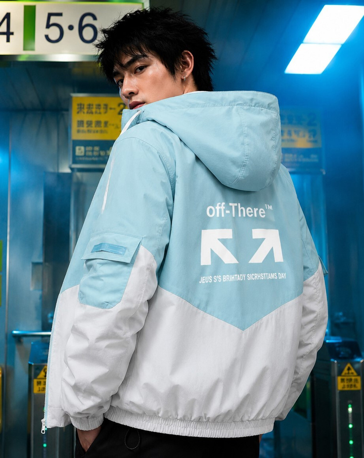 Image of METRONAUT Full Sleeve Colorblock Men Casual Jacket