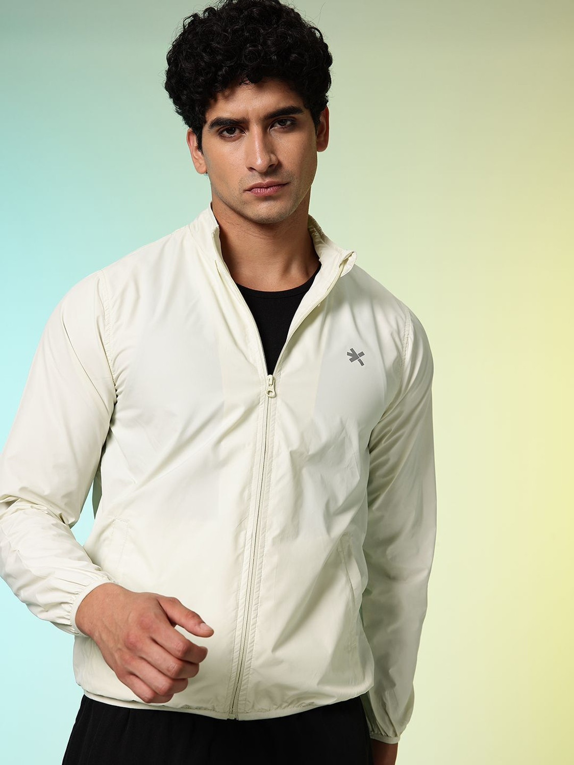 Image of HRX by Hrithik Roshan Full Sleeve Solid Men Jacket