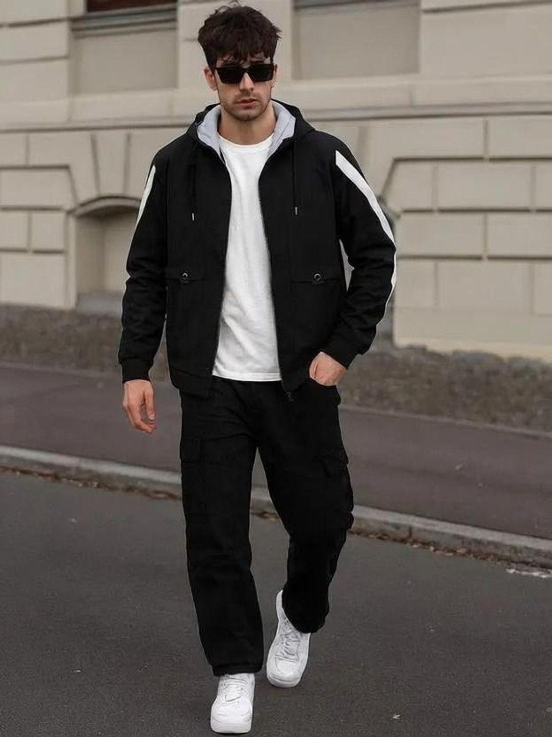 Image of PLATINUMCARTZ Full Sleeve Self Design Men Jacket
