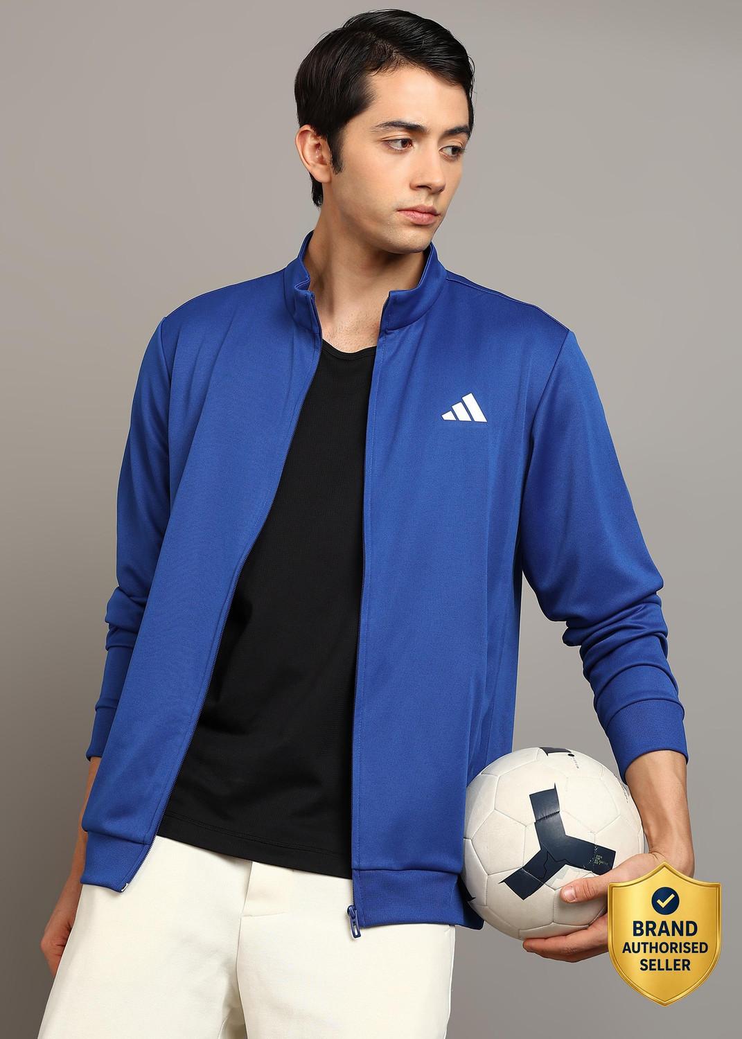 ADIDAS Full Sleeve Solid Men Jacket