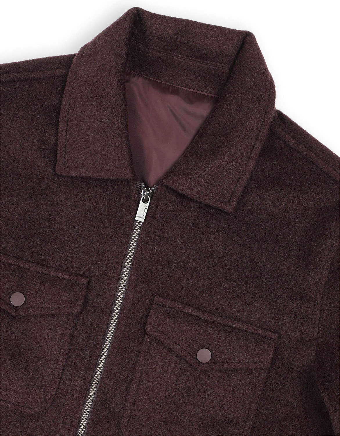 Image of Arrow Sport Men Solid Casual Jacket