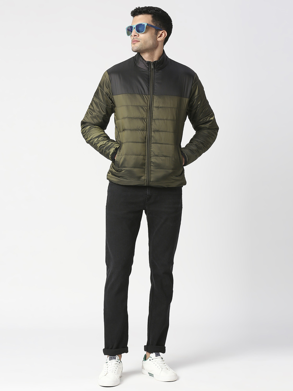 Image of Pepe Jeans Full Sleeve Colorblock Men Jacket