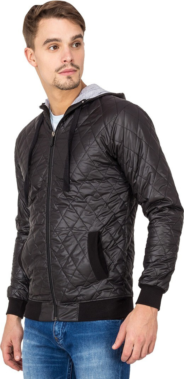 Image of CAHOOT Full Sleeve Solid Men Quilted Jacket