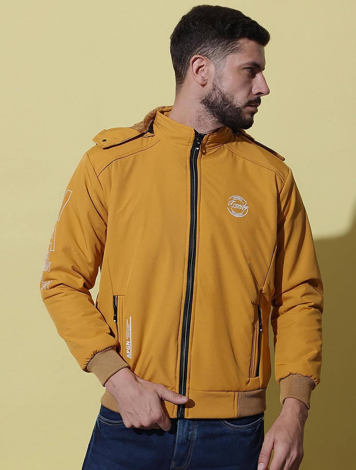 ANIXA Full Sleeve Printed Men Jacket