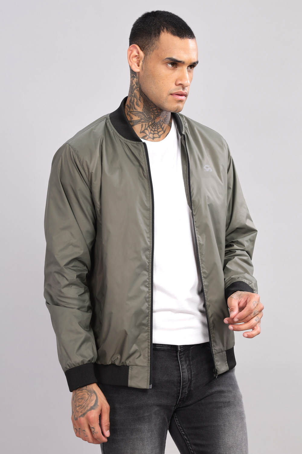Image of ADRO Full Sleeve Solid Men Jacket