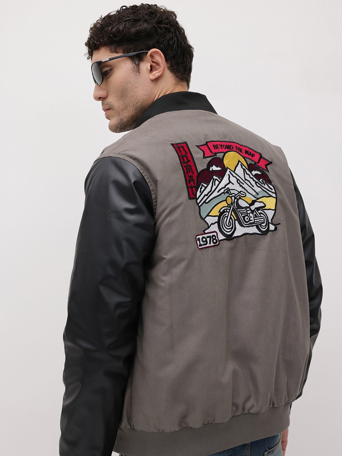 Roadster Full Sleeve Embroidered Men Jacket