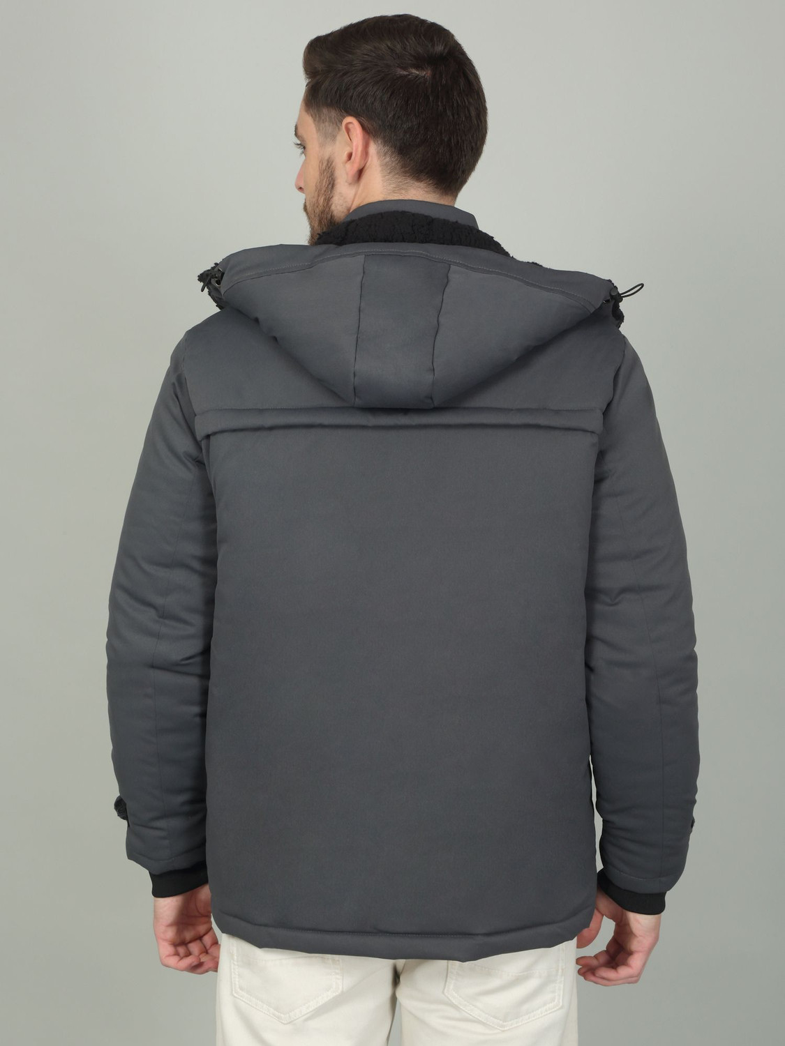 Image of CANTABIL Men Solid Casual Jacket