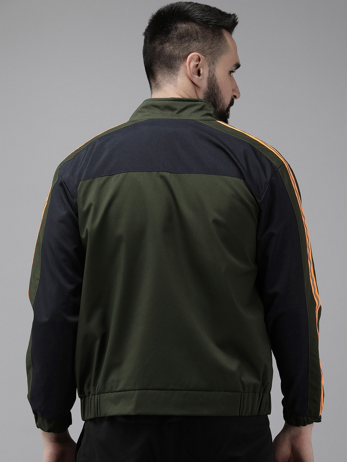 Image of VOGATI Full Sleeve Colorblock Men Jacket