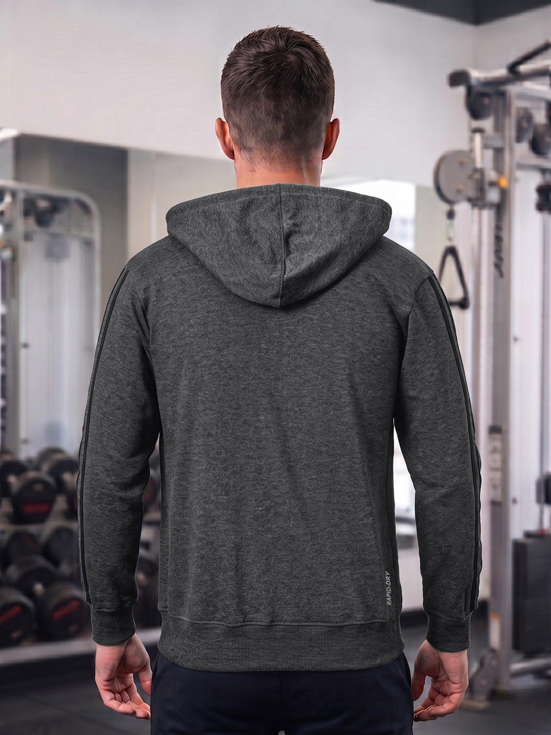 Image of HRX by Hrithik Roshan Men Solid Sports Jacket