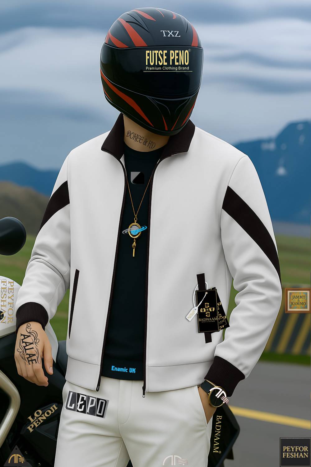 Badnaam Full Sleeve Colorblock Men Jacket