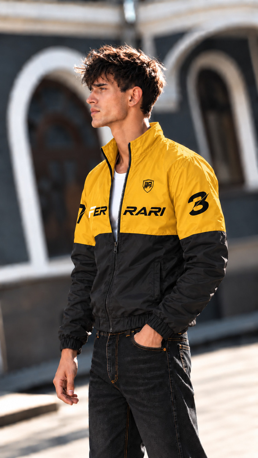 Image of LQT Men Colorblock Sports Jacket