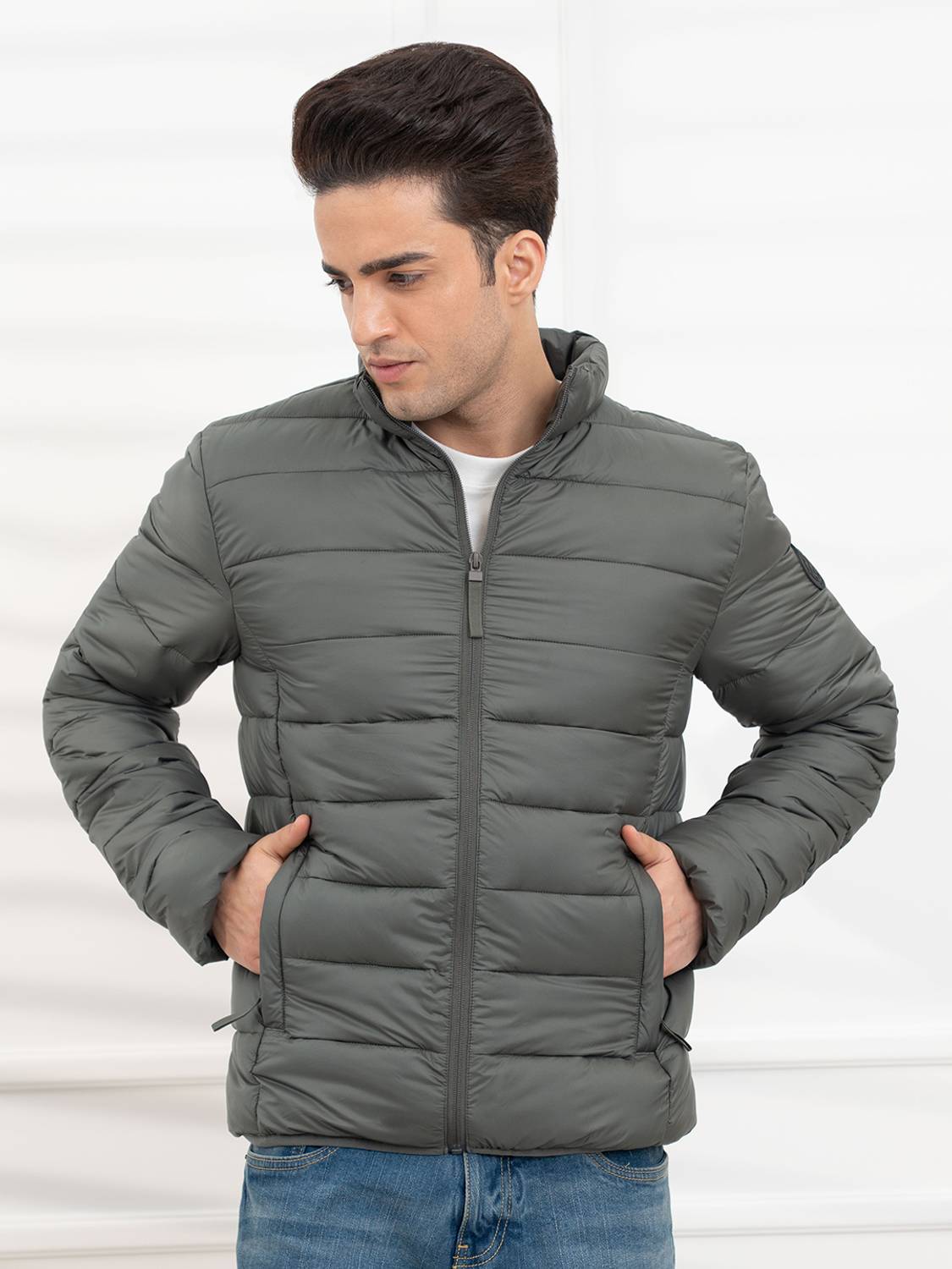 RED TAPE Full Sleeve Solid Men Jacket Red - Image 1