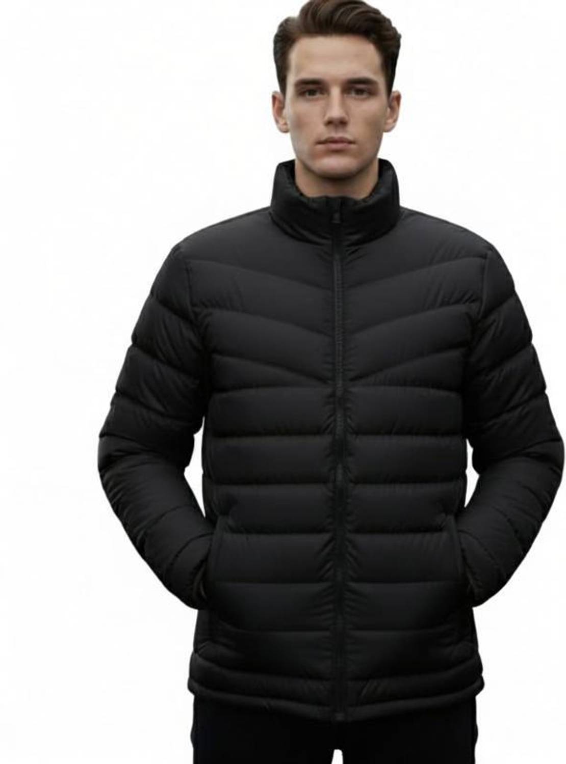 NABA Fashion Trend Full Sleeve Solid Men Jacket - Image 1