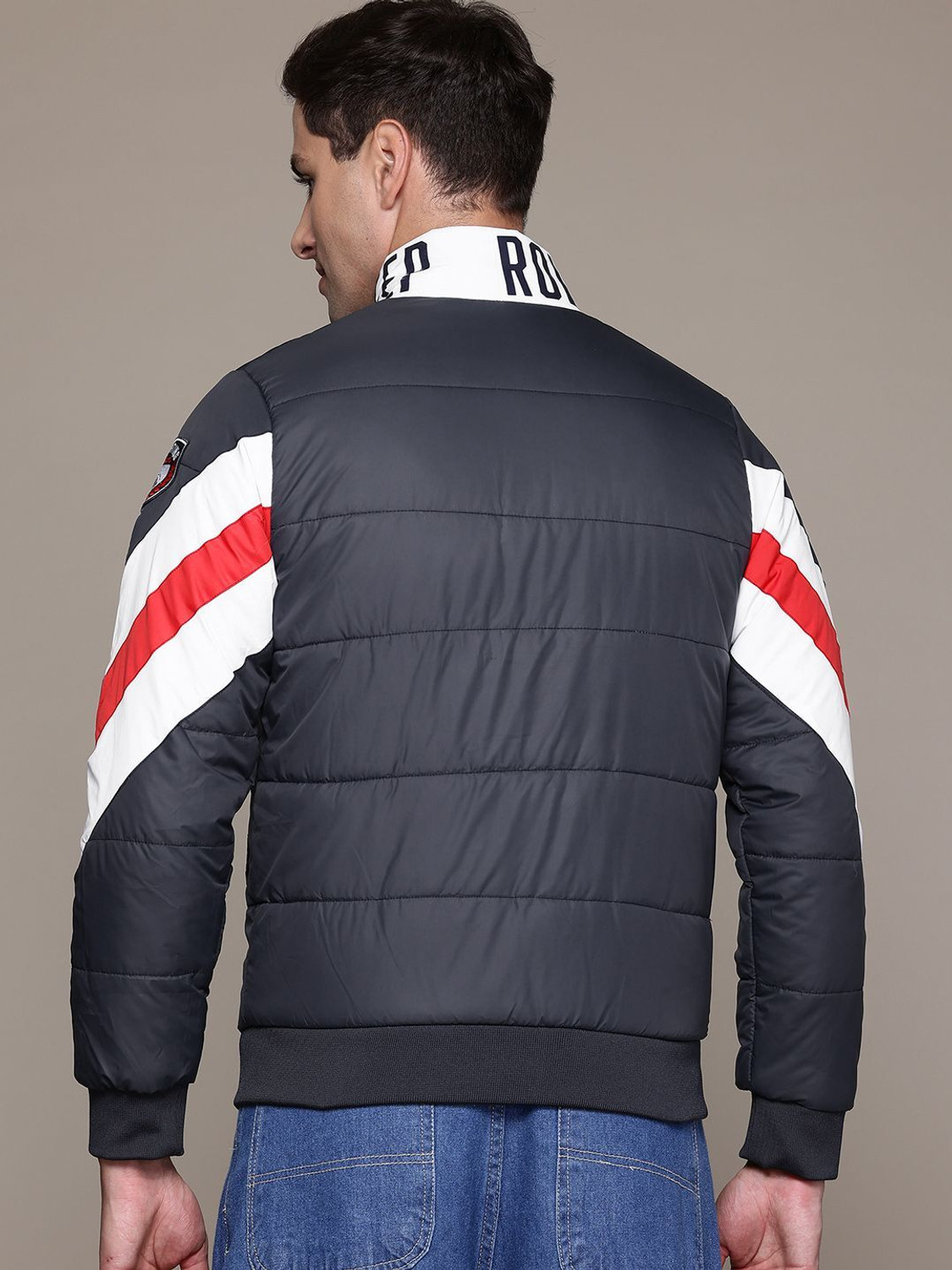 Image of Roadster Full Sleeve Colorblock Men Jacket