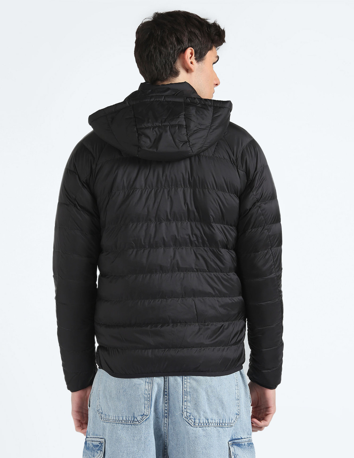 Image of FLYING MACHINE Men Solid Puffer Jacket