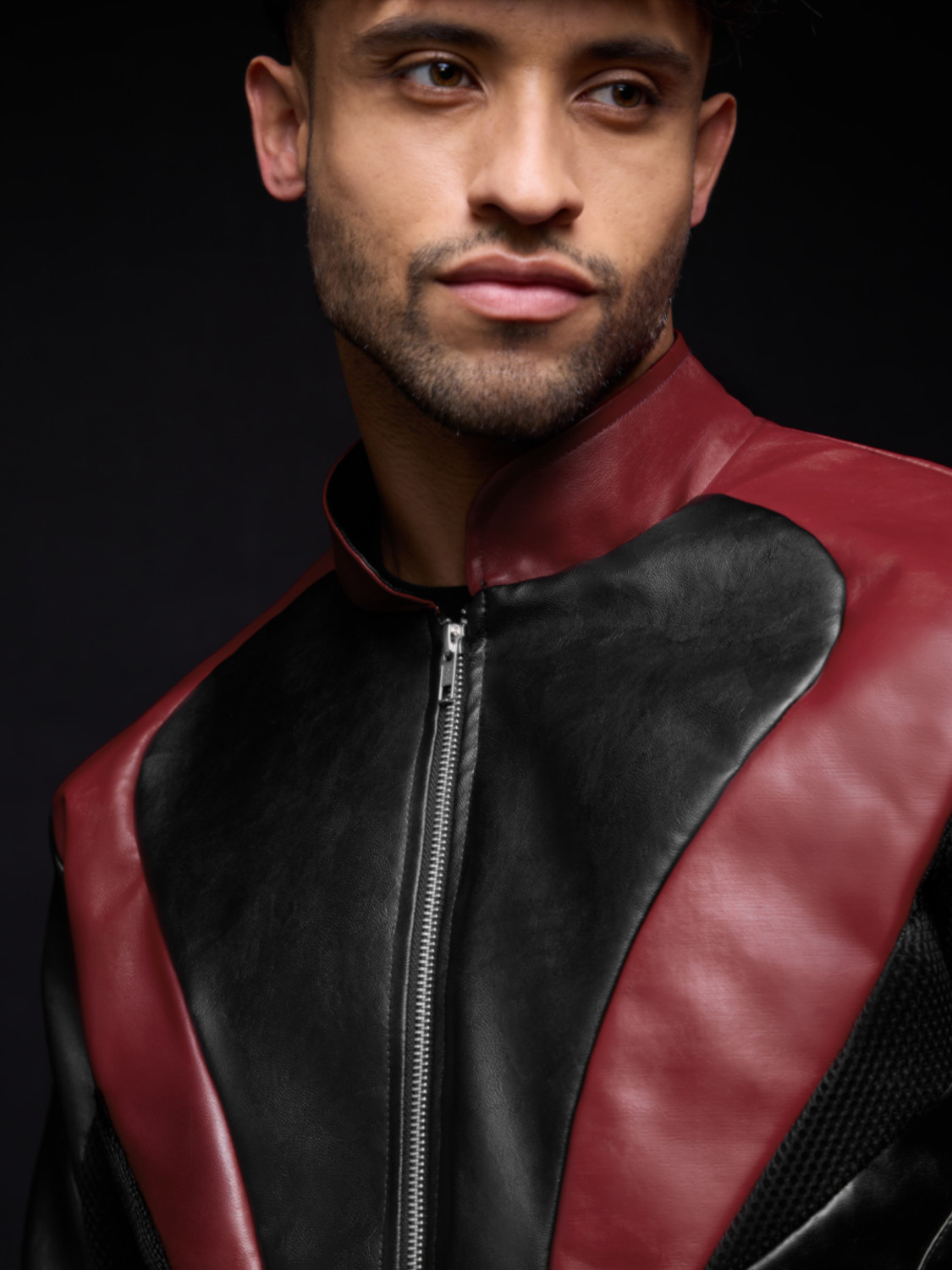 Image of The Souled Store Full Sleeve Self Design Men Jacket