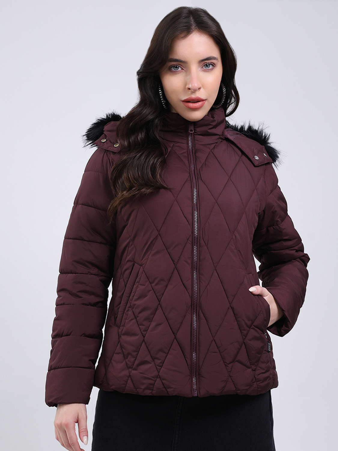 Image of MONTE CARLO Full Sleeve Solid Women Jacket