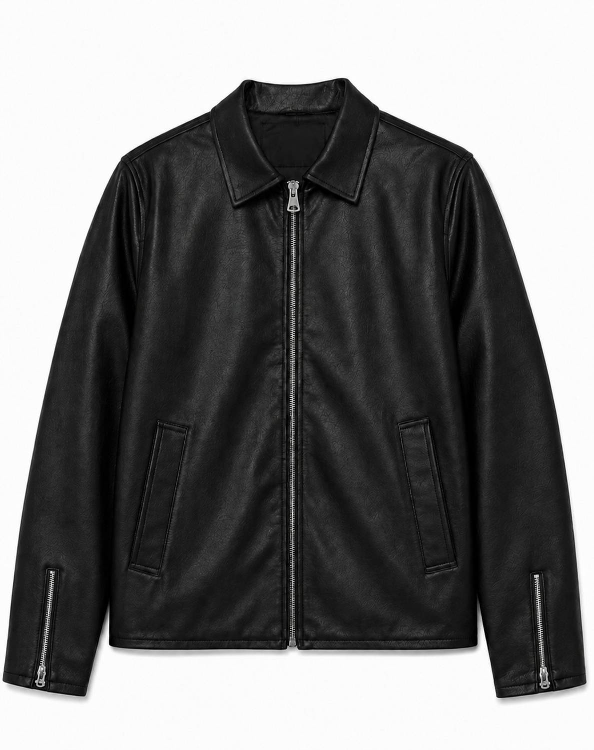 Azy Fabrics Full Sleeve Solid Men Jacket - Image 1