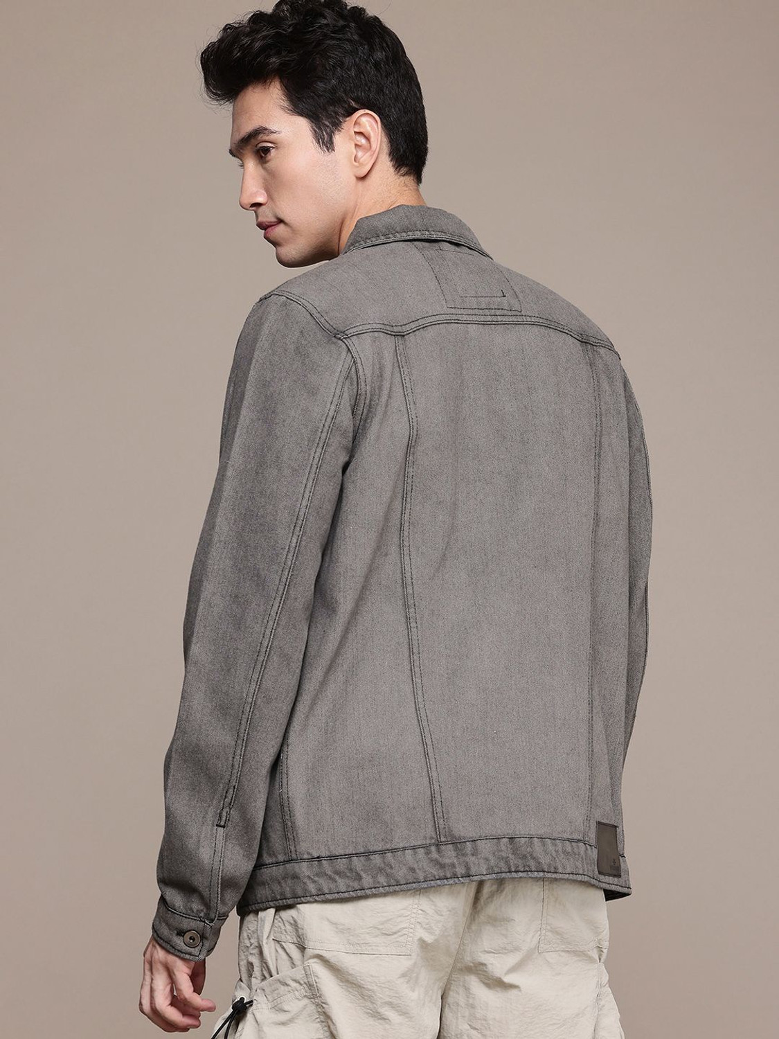 Image of WROGN Full Sleeve Solid Men Jacket