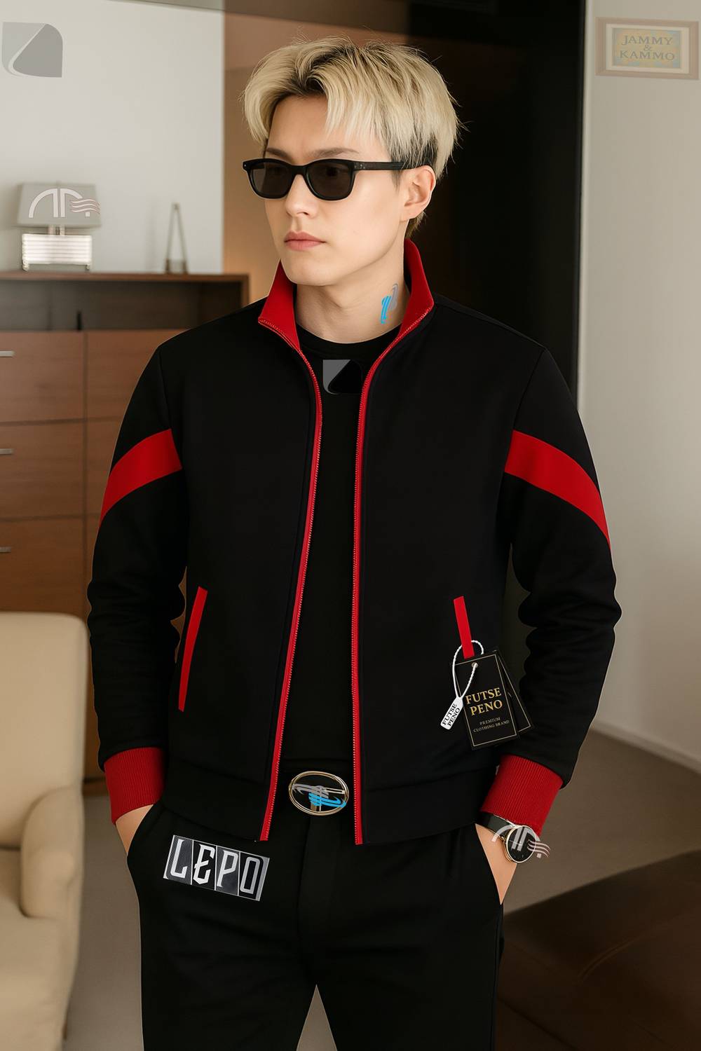 FUTSE PENO Full Sleeve Striped Men Jacket