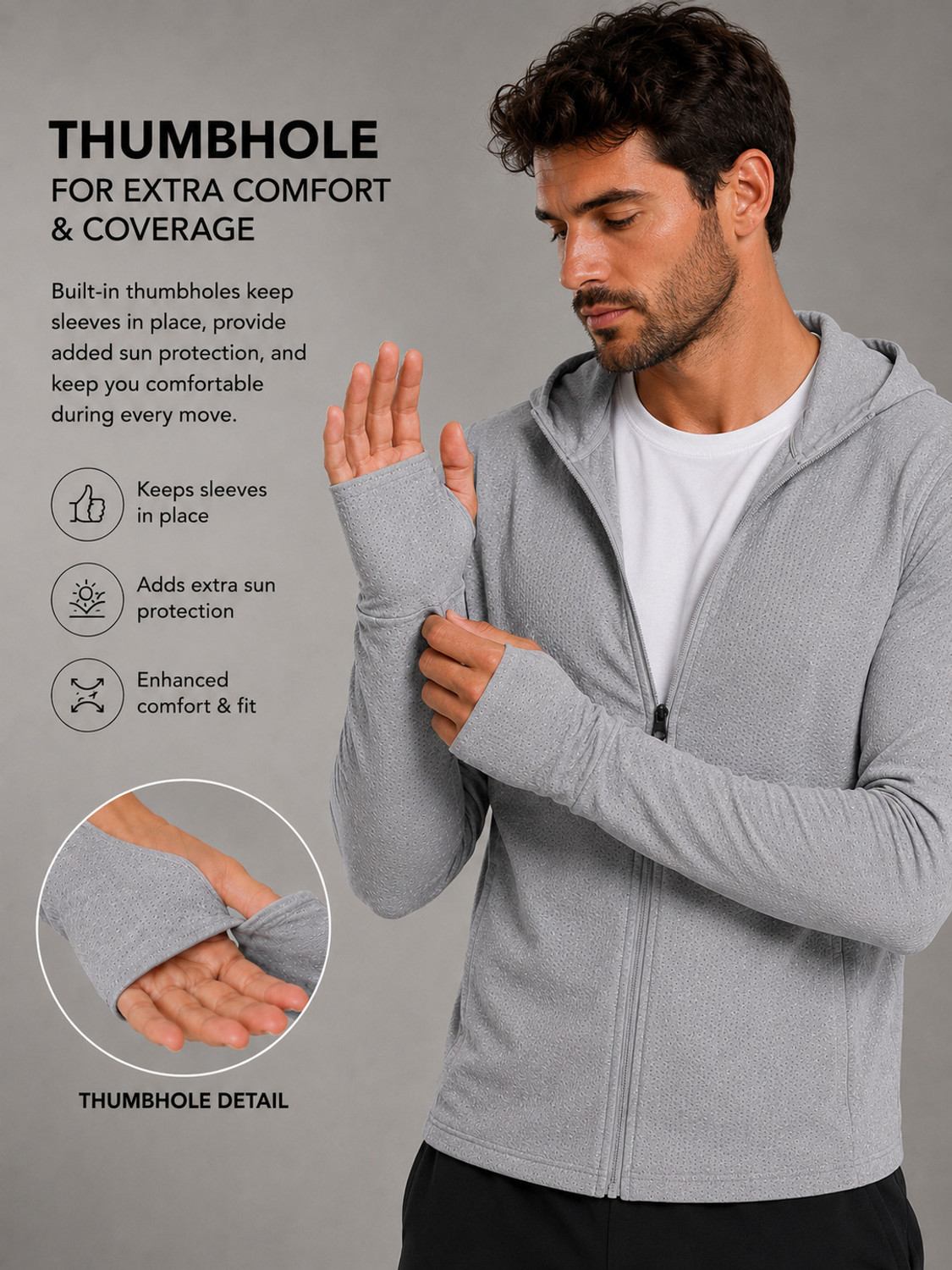 Image of Meerza Full Sleeve Solid Men Jacket