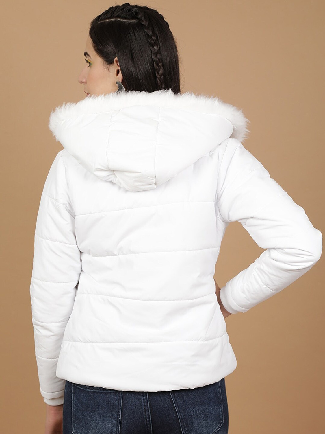 Image of Freehand by The Indian Garage Co. Full Sleeve Solid Women Jacket