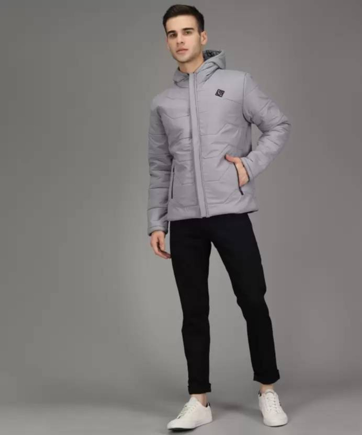 Image of Mia Fashion Full Sleeve Solid Men Jacket
