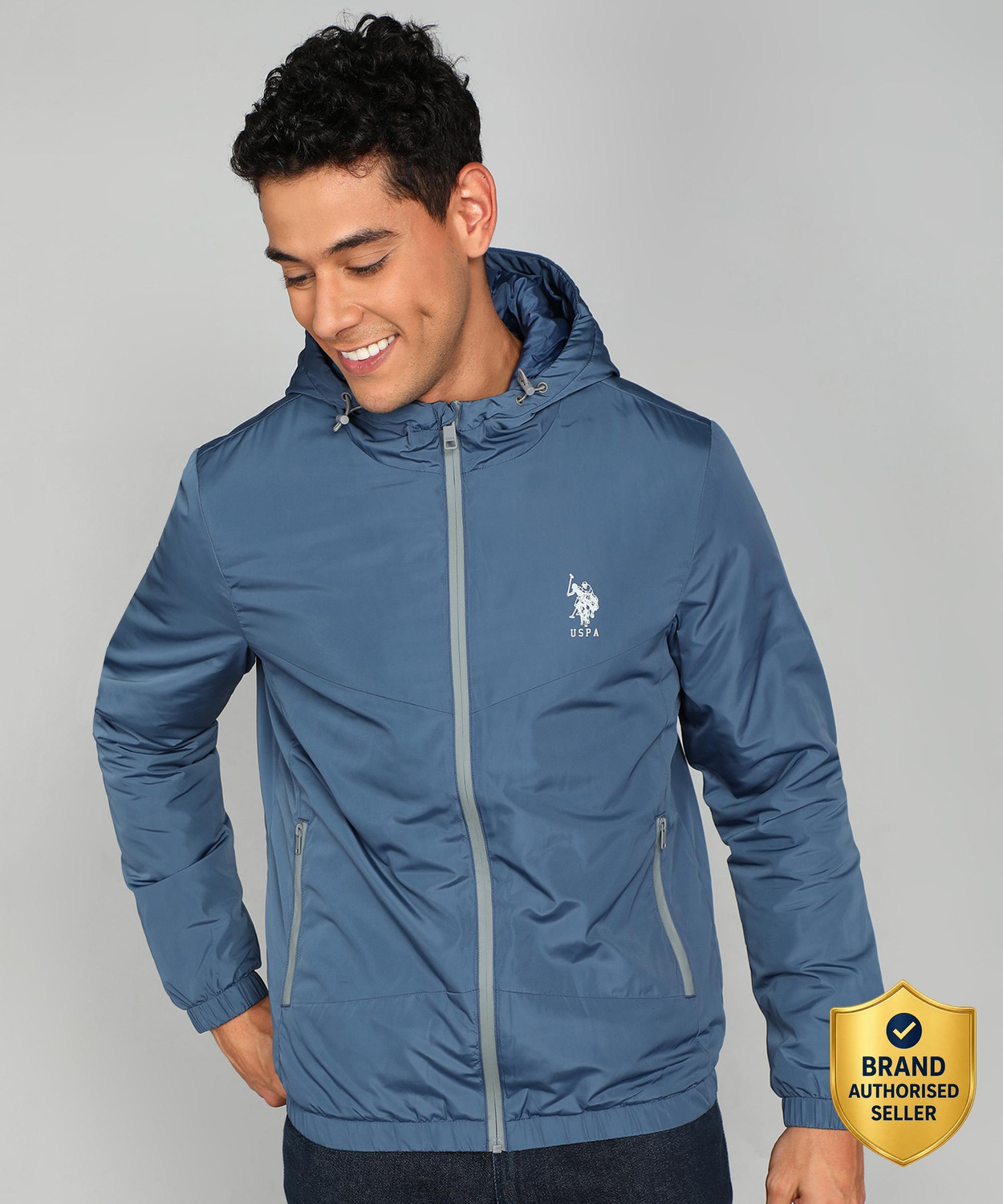 Image of U.S. POLO ASSN. Full Sleeve Solid Men Jacket