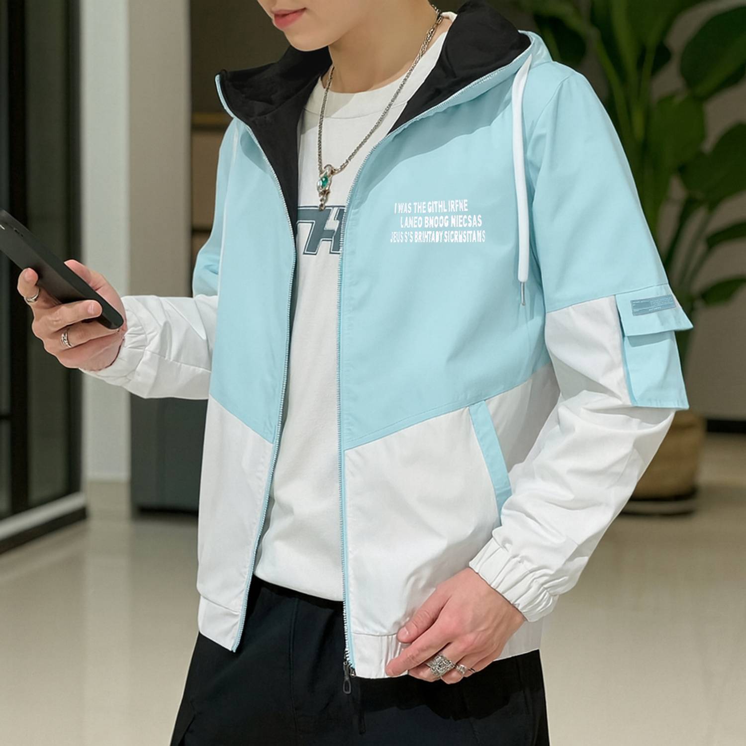 MOTREX Men's Color Block Full Sleeve Jacket - Image 3
