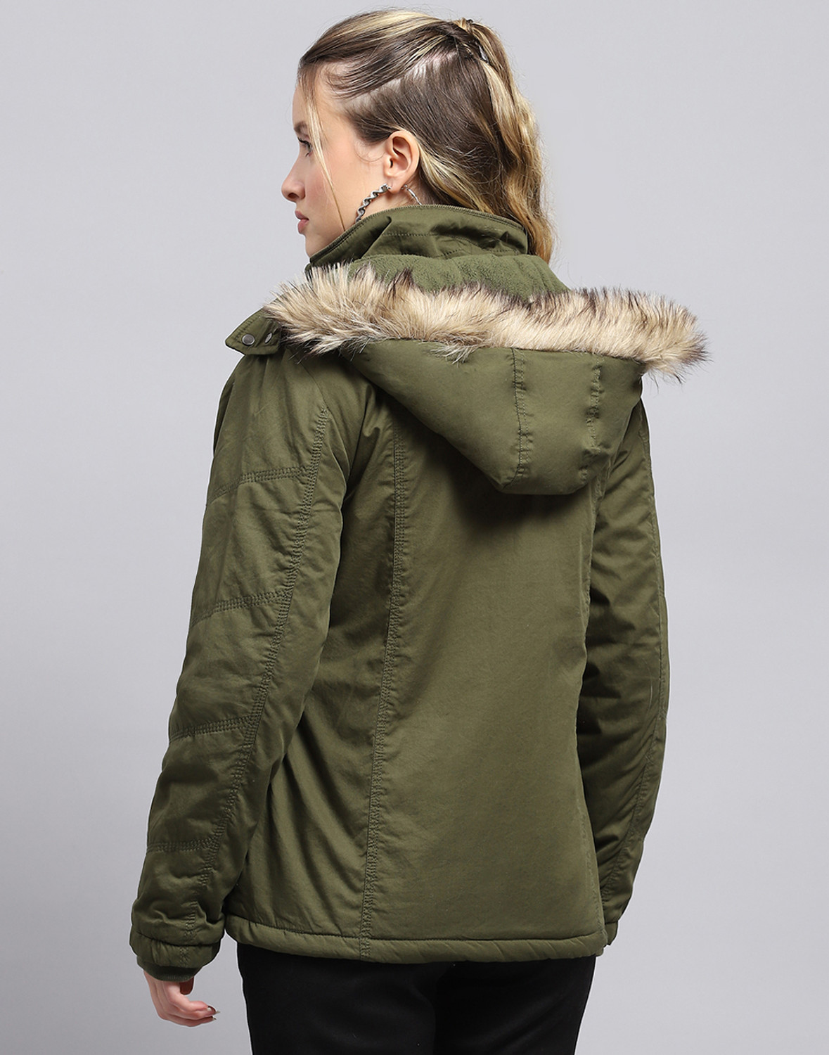 Image of MONTE CARLO Full Sleeve Solid Women Jacket