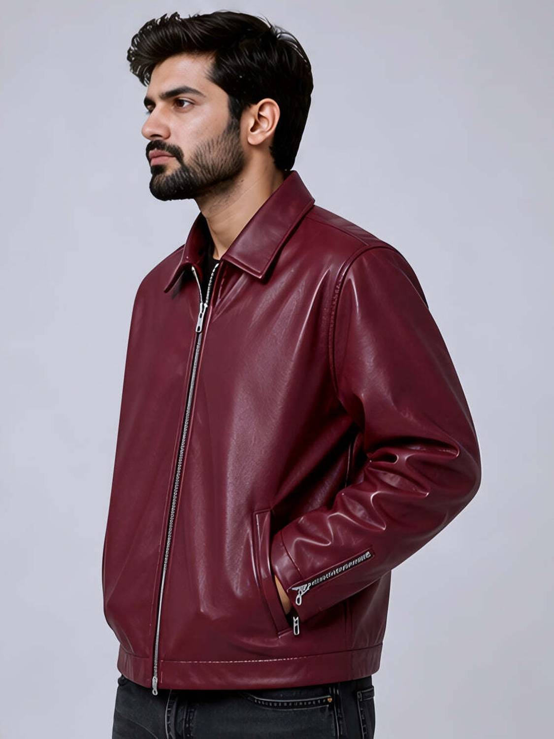 UrbanSkull Full Sleeve Solid Jacket for Men & Women - Image 3