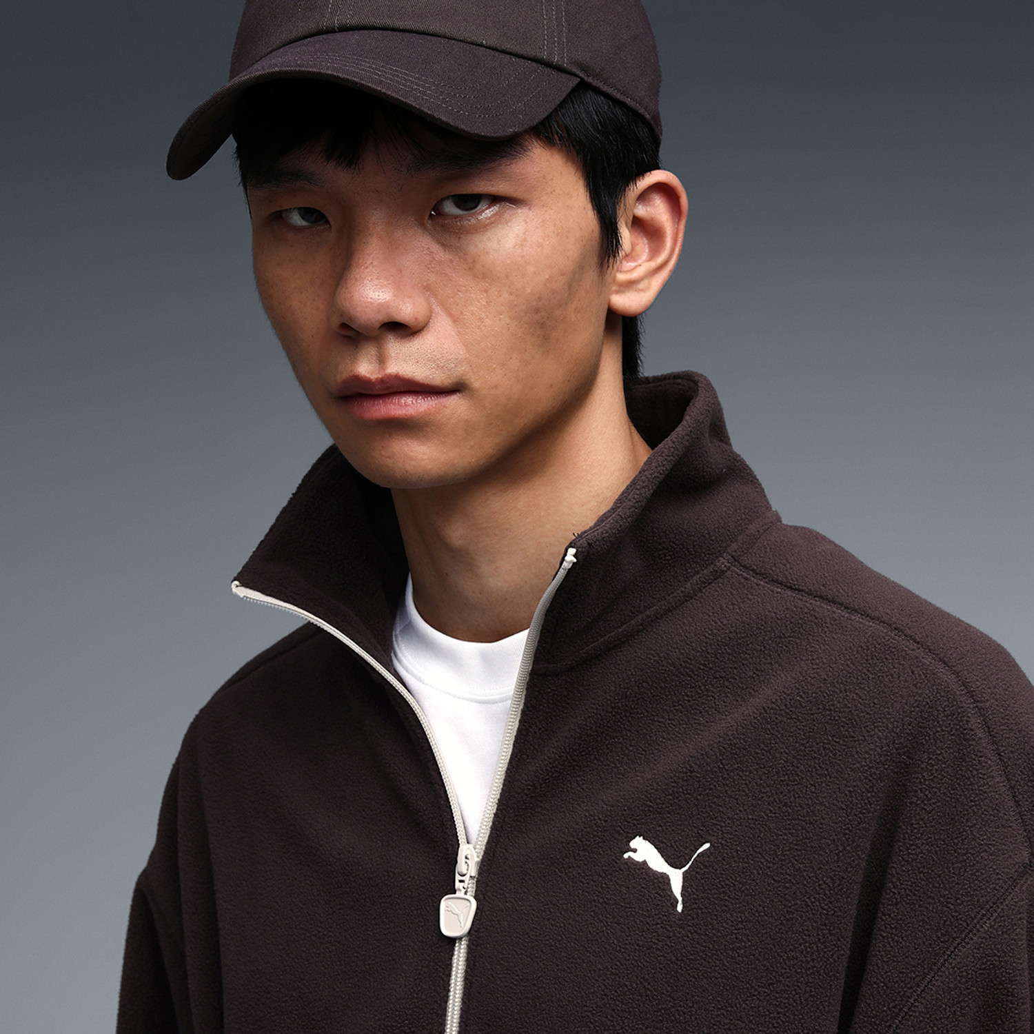 Image of PUMA Men Solid Casual Jacket